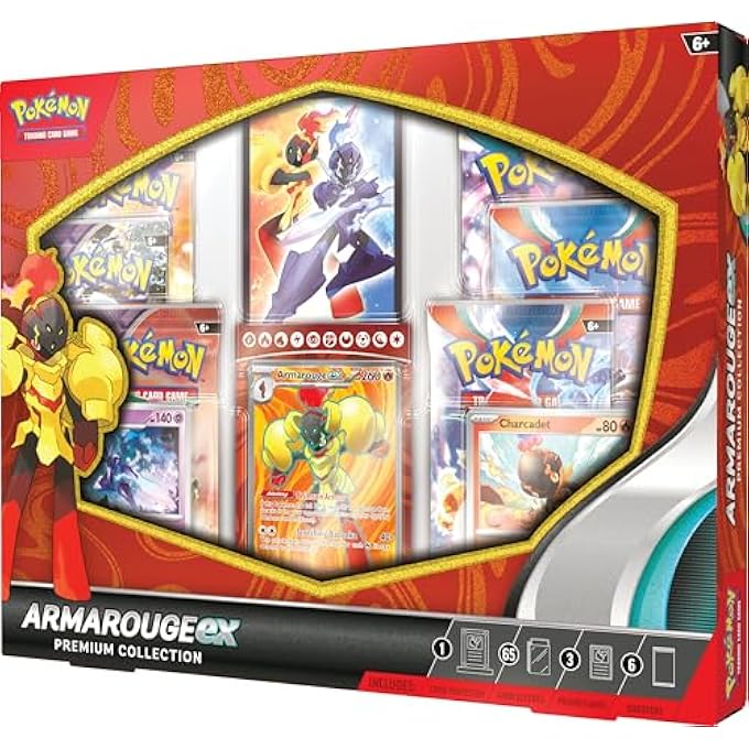 rayihni POKEMON ARMAROUGE EX PREMIUM COLLECTION TRADING CARD GAME - Image 3